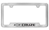 Chevrolet Cruze Chrome Metal license Plate Frame Holder 4 Hole