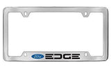 Ford Edge Chrome Metal license Plate Frame Holder 4 Hole