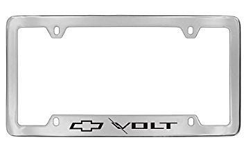 Chevrolet Volt Chrome Metal license Plate Frame Holder 4 Hole