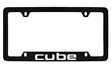 Nissan Cube Black Metal license Plate Frame Holder 4 Hole