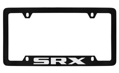 Cadillac SRX Black Metal license Plate Frame Holder 4 Hole