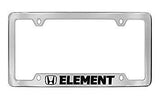 Honda Element Chrome Metal license Plate Frame Holder 4 Hole