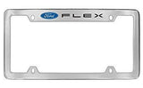 Ford Flex Chrome Metal license Plate Frame Holder 4 Hole