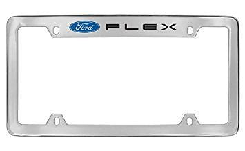 Ford Flex Chrome Metal license Plate Frame Holder 4 Hole