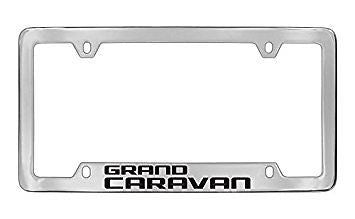 Dodge Grand Caravan Chrome Metal license Plate Frame Holder 4 Hole