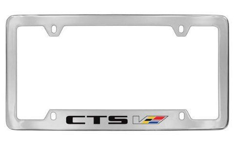 Cadillac CTS-V Chrome Metal license Plate Frame Holder 4 hole