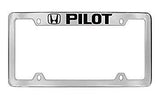 Honda Pilot Chrome Metal license Plate Frame Holder 4 Hole
