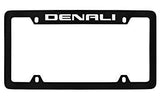 GMC Denali Black Metal license Plate Frame Holder 4 Hole