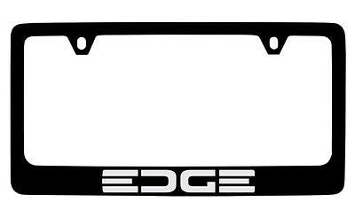 Ford Edge Black Coated Metal License Plate Frame Holder