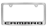 Chevrolet Camaro Chrome Plated Metal License Plate Frame Holder