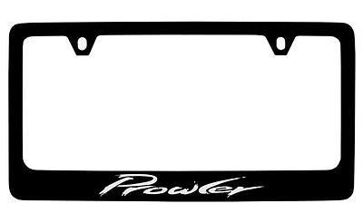 Chrysler Prowler Black Coated Metal License Plate Frame Holder
