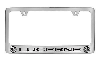 Buick Lucerne Chrome Plated Metal License Plate Frame Holder