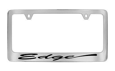 Ford Edge Script Chrome Plated Metal License Plate Frame Holder