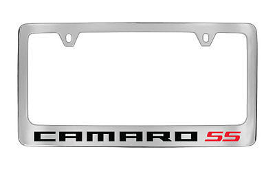 Chevrolet Camaro SS Chrome Plated Metal License Plate Frame Holder