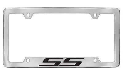 Chevrolet SS Chrome Plated Metal Bottom Engraved License Plate Frame
