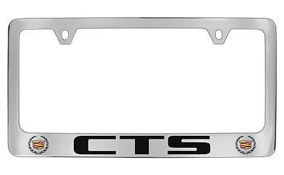 Cadillac CTS Chrome Plated Metal License Plate Frame Holder