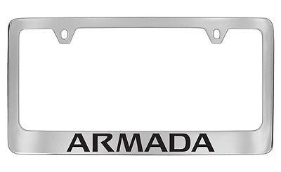 Nissan Armada Chrome Plated Metal License Plate Frame Holder