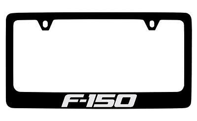 Ford F-150 Black Coated Metal License Plate Frame Holder