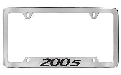 Chrysler 200s Chrome Plated Metal Bottom Engraved License Plate Frame Holder