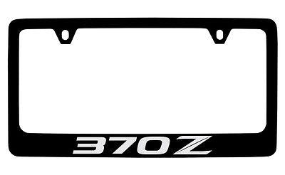 Nissan 370z Black Coated Metal License Plate Frame Holder