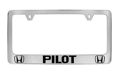 Honda Pilot Chrome Plated Metal License Plate Frame Holder
