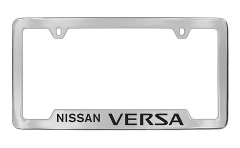 Nissan Versa Chrome Metal license Plate Frame Holder